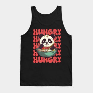 Hungry Cute Panda Kawaii Tank Top